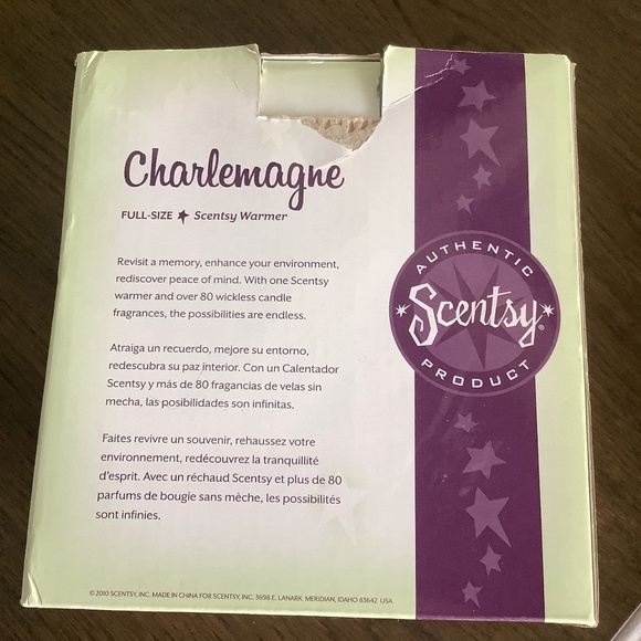 NEW Scentsy Warmer In Charlemagne Authentic - Picture 7 of 15